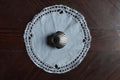 Silver-Plated Scallop Shell Pill Box