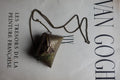 Rare Antique Brass Minaudière / Visiting Card Case Pendant Necklace