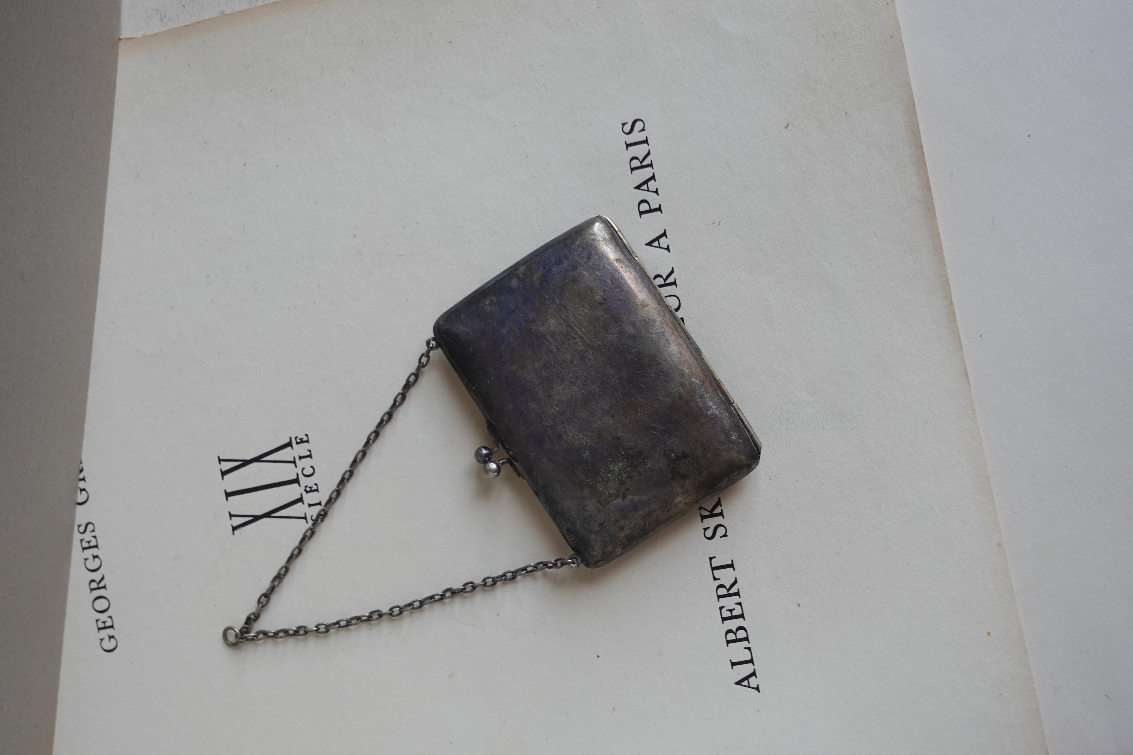 Silver-Plated Edwardian Evening Purse