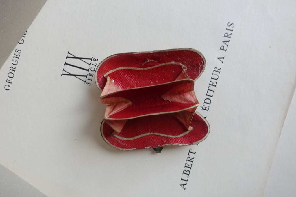 Antique Shell Calling Card Wallet